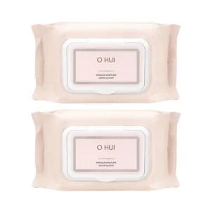 오휘 미라클 모이스처 클렌징 시트 100매 2개