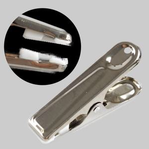 집게받침이 있는 다용도 스텐 무자국 완충 문구 홈데코 옷 빨래 고정 납작 집게