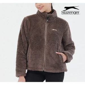 [슬레진저][슬레진저]여성 하이넥 쉘파 자켓 모카_01