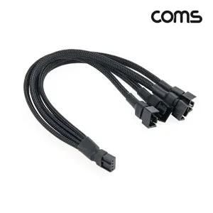 [셀러허브 패션][JHP069SR_51BD]PWM 4핀 쿨러케이블 쿨러 4분배 12V쿨러