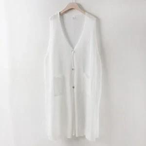 [셀러허브 패션][JHQS78RL_4B]여성루즈니트롱조끼 RM0321M404 남성 베스트