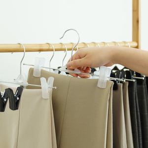 화이트 집게 바지걸이 50개