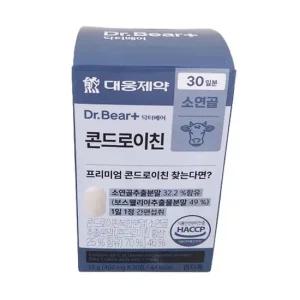 대웅제약 DR.BEAR+닥터베어 콘드로이친 30일분 소연골 보스웰리아 추출물