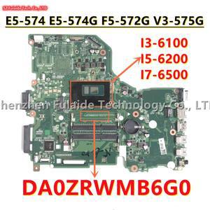 에이서 V3-575G F5-572 E5-574 E5-574G 노트북 마더보드용, i3-6100U i5-6200U i7-6500U CPU, NBG3711002 N