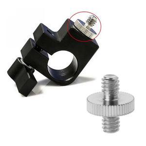 양쪽 듀얼 감성1/4 나사 스터드 볼트 어댑터 카메라