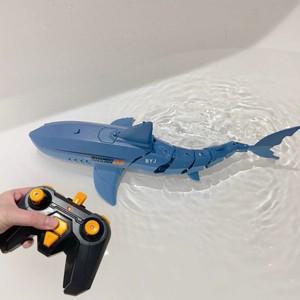 원격 제어 상어 수중 드론 RC 잠수함 로봇 무선조종 고래 움직이는