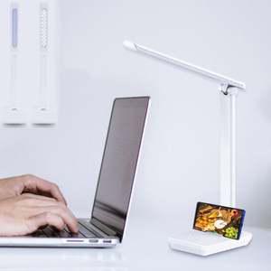 3단색조절 휴대폰거치대 LED스탠드 공부등 책상스탠드 공부조명등
