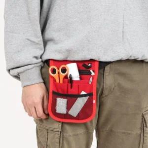 [콩심팥심]야외 보조 망사 수납 허리백 스포츠 보조 벨트 가방 허리색