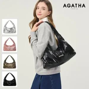 [아가타] 글리셔링 토트백