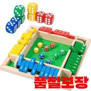 나무 상자 주사위 게임 8 보드 테이블 수학 기술 파티 클럽 가족을위한 음주 크리스마스 선물