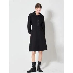 [르샵]스티치 오픈카라 원피스 택가격 199000원 _P409096581