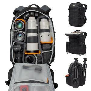 Lowepro ProTactic BP 450 AW III 카메라 백팩, 4포인트 액세스, 프로페셔널 DSLR/드론/미러리스, 최대 16인치 노트북, 레인 커버, 사진작가, 비디오그