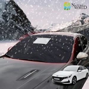 아반떼CN7  고급형 차량 성에방지커버 햇빛가리개 사계절용 앞유리 커버 덮개 맞춤형 블랙박스형 보관