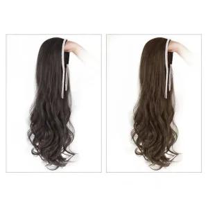 여성 가발 패션가발 여자가발 머리띠 헤어밴드 부분가발 긴머리