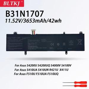 b31n1707 asus VivoBook S14 S410UQ X411UA 용 노트북 배터리
