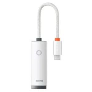 베이스어스 ASIX C타입 to 기가비트 외장 랜카드 (화이트) WFKPG40