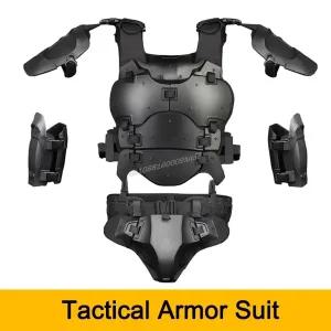 호환 전술 갑옷 조끼 보호 세트 조정 가능한 MOLLE 벨트 팔꿈치 패드 사타구니 가랑이 보호 Airsoft 사냥