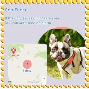 2/4G 목걸이 강아지용 위치 제어 앱 스마트 추적기 원격 반려동물용품 방수 분실 찾기 GPS 호출 장치 방지