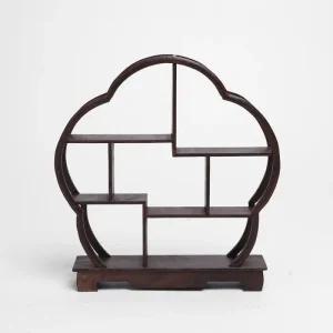 장식장원목 매화 장식장 미니선반 찻잔 다관 미니장식장