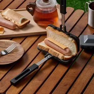 [골드스마일]샌드위치 후라이팬 감성 캠핑 핫샌드위치 쿠커 식빵팬 간단한요리