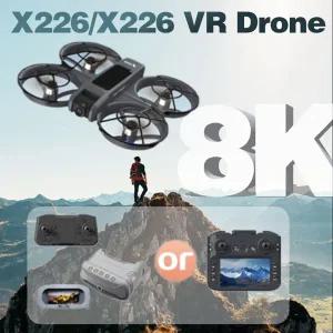 Xiaomi 8K 전문 원격 제어 헬리콥터 비행기 스크린 RC 브러시리스 모터 Dron Quadcopter 완구 용 X226X226V
