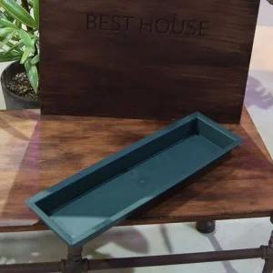 [셀러에이드]오아시스 플라스틱 수반 -직사각(쌍장) 50x15cm