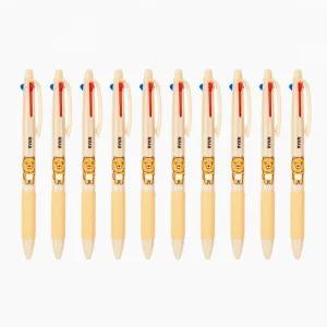 카카오프렌즈 3색 볼펜 / 10개 묶음상품 / 라이언 어피치 무지 튜브 네오 프로도 / 카카오3색볼펜 다색펜 멀티펜