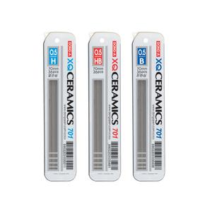 동아 701 XQ 세라믹 샤프심 0.5mm HB H B 부드러운 샤프 리필심 