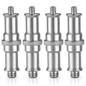 4PCS 4INCH 양면 스터드 어댑터 마개 사진 나사 일출 도구 카메라 수나사 8INCH