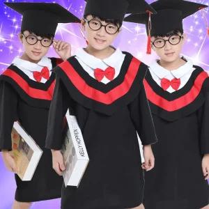졸업가운 세트 초등학생  유치원 졸업식의상 아동졸업복 학사모 리본 포함 졸업세트 JS081