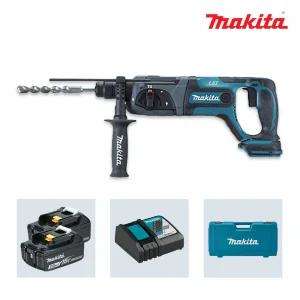 마끼다 DHR241RFE 18V 3.0Ah 2팩 충전 로터리 해머 함마 드릴 앙카 SDS