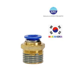 Korea Pneumatic 코리아뉴매틱 에어 원터치피팅 PC10-04 PT1/2