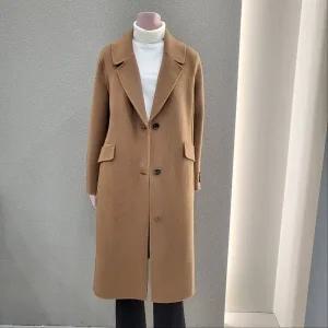 [꼼빠니아]세미루즈핏 원버튼 울,캐시미어코트 CAEW0-WCH340_IC