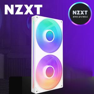 [국내정품] NZXT F280 RGB CORE 컴퓨터 쿨링팬 화이트