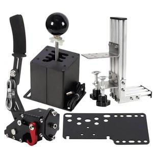 EaJ PC USB 시뮬레이터 시프터 64비트 핸드브레이크 클램프 L자형 레버 키트 G29 G27 G25 G920 T300RS/GT 스티어링 휠 시퀀셜 H 기어 ATS ETS 더스트 WRC 심 레이싱 호환