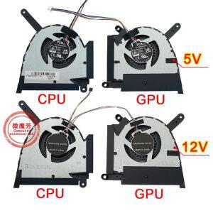 ASUS FX517 FX517ZR FX517Z FX517ZC AIR 2022 DC5V/12V RTX3050/TI RTX3060 RTX3070 용 새 CPU 팬 GPU 냉각