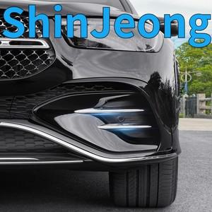 납품전문 메르세데스-벤츠 W167 GLE 쿠페 안개등 보호 스트립 자동차 앞뒤 블랙 브라이트 2024-2025