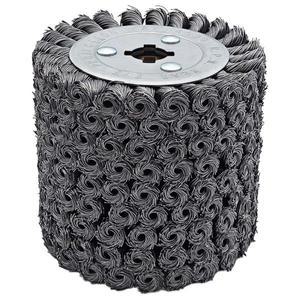 강철 와이어 드로잉 휠 나뭇결 복원 연삭 녹 제거 파이프 브러쉬 기계 페인트