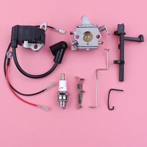 기화기 점화 코일 스위치 샤프트 스로틀 초크로드 키트 Stihl MS180 전기 톱 예비 부품