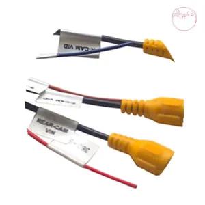 헤드 유닛 360 파노라마 카메라 시스템 12핀 어댑터 커넥터 케이블 하네스 자동차 스테레오 GPS 내비게이션