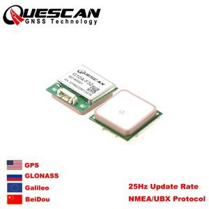 QUESCAN G10A-F32 시리얼 TTL 25Hz GPS GNSS 모듈 M10 갈릴레오 글로나스 베이두 QZSS SBAS NMEA UBX 프로