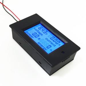 PEACEFAIR DC 디지털 패널 전압계 전류계 6.5-100V 100A 4 IN1 LCD 전력 에너지 와트 미터 PZEM-051 션트
