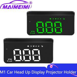 GPS 속도계 전면 유리 투사 대형 글꼴 헤드업 디스플레이 녹색/흰색 HUD  차량용 나침반 포함