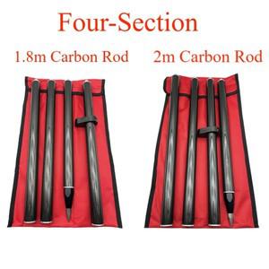 1.8M 2M 설문 조사 프리즘 폴 탄소 섬유 GPS GNSS RTK 5/8x11 Topcon Trimble용 Leica용 스레드