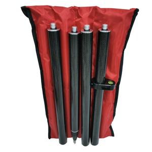 1.8M 측량봉 탄소 섬유 GNSS RTK GPS 프리즘형 측정봉