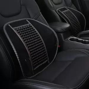 등받이의자매트 원스카 구슬 자동차등받이(블랙) 카시트 등받이의자쿠션