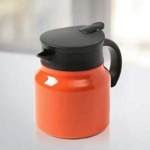 티웨어 CN37LY70 이중진공 보온주전자(750ml) (오렌지)차주전자