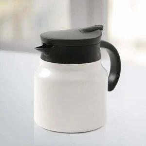 티웨어 VH46YM45 이중진공 보온주전자(750ml) (화이트) 티포트