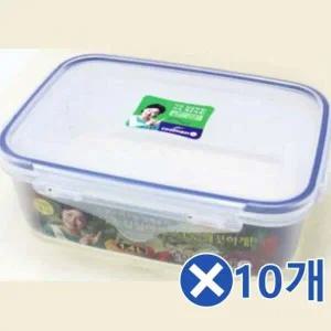 직사각 GH32XG66 밀폐용기-1.4Lx10개 냉장고정리 반찬통 된장통