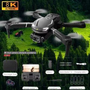 2025 V88 드론 8k 5G GPS 전문가용 HD 듀얼 카메라 항공 촬영 원격 조종 항공기 쿼드콥터 장난감 10km 신제